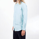 Long Sleeve Button Ups // Teal (M)
