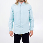 Long Sleeve Button Ups // Teal (L)
