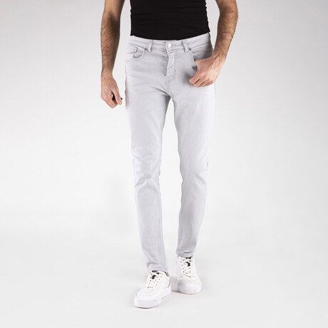 Stretch Trousers // White (30)
