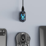 GravaStar Mercury M1 Pro Wireless Gaming Mouse + 4K Dongle // Battle-Worn Silver Mist