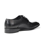 Croco Oxfords  // Black (Euro: 43)