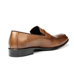Swank Croc Print Loafers // Tobacco (Euro: 45)