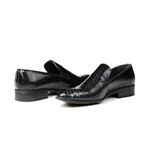 Alligator Loafers  // Black (Euro: 44)