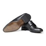 Croco Oxfords  // Black (Euro: 43)