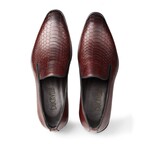 Alligator Loafers  // Claret Red (Euro: 43)