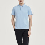 Short Sleeve Polo Shirt // Light Blue (XS)