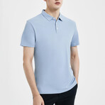 Short Sleeve Polo Shirt // Ice Blue (S)