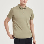Short Sleeve Polo Shirt // Pale Green (S)