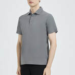 Short Sleeve Polo Shirt // Gray (S)