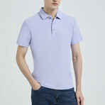 Short Sleeve Polo Shirt // Pale Lavender (XS)