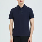 Short Sleeve Polo Shirt V2 // Dark Blue (L)