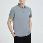 Short Sleeve Polo Shirt // Light Gray (S)