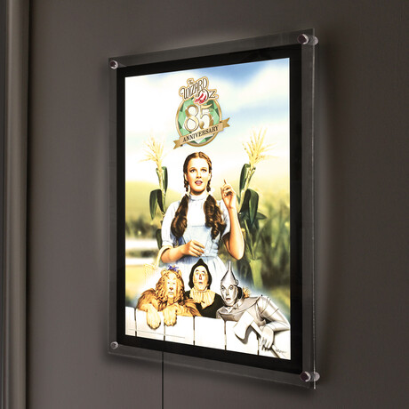 Wizard Of Oz (85th Anniversary) Mighty Print Wall Art // Backlit LED Frame