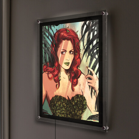 Batman (Poison Ivy) Mightyprint™ Wall Art // Backlit LED Frame