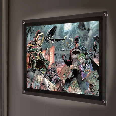 Batman (Detective Comics) Mightyprint™ Wall Art // Backlit LED Frame