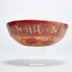 Mayan 'Copador' Polychrome Monkey Bowl // 500-900 AD