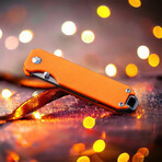 Feather Mini Pocket Knife G10 // M390 (Orange)
