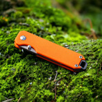 Feather Mini Pocket Knife G10 // M390 (Orange)