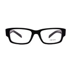 Men's // PR07ZV 1AB1O1 Square Optical Glasses // Black + Clear
