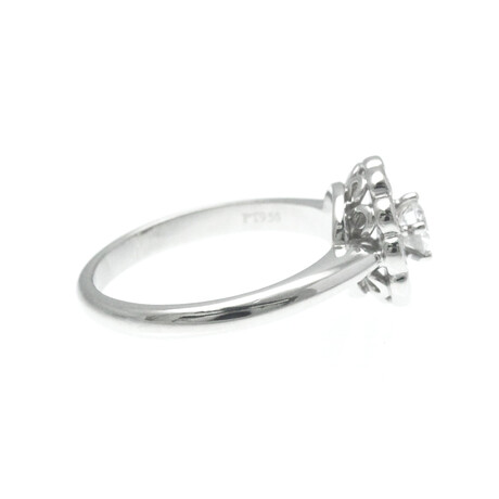 Tiffany & Co. // Platinum Enchant Flower Band Diamond Ring // Ring Size: 5.5 // Store Display