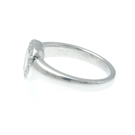 Chopard // 18k White Gold Happy Ring With Diamond // Ring Size: 6 // Store Display