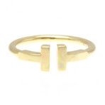 Tiffany & Co. // 18k Yellow Gold T Wire Ring // Ring Size: 5 // Store Display
