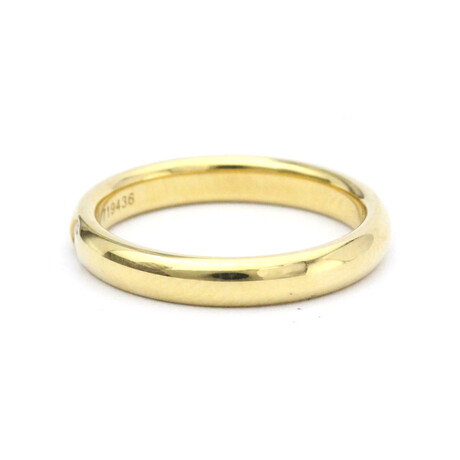 Harry Winston // 18k Yellow Gold Wedding Bundling Diamond Ring // Ring Size: 5.5 // Store Display