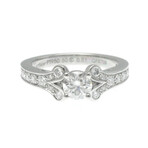 Cartier // Platinum Ballerina Solitaire Diamond Ring I // Ring Size: 5.25 // Store Display