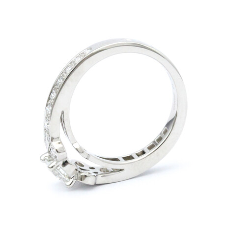 Cartier // Platinum Ballerina Solitaire Diamond Ring // Ring Size: 5.25 // Store Display