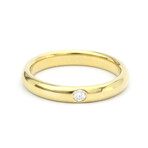 Harry Winston // 18k Yellow Gold Wedding Bundling Diamond Ring // Ring Size: 5.5 // Store Display