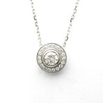 Cartier // 18k White Gold D'amour Necklace With Diamond // 14.96"-16.14" // Store Display