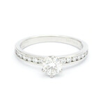Tiffany & Co. // Platinum Engagement + Wedding Diamond Ring // Ring Size: 12 // Store Display