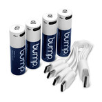 USB Rechargeable Battery AA // 12 Pack