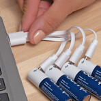 USB Rechargeable Battery AA // 12 Pack