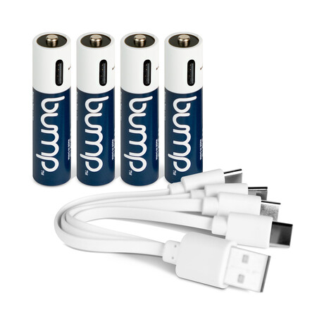 USB Rechargeable Battery AAA //12 Pack