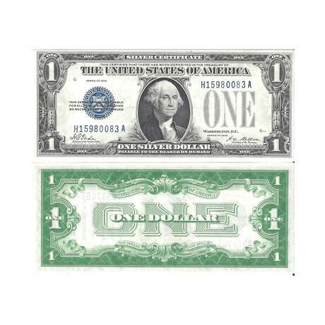 1928 $ 1 Silver Certificates