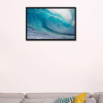 Plunging Waves II, Sout Pacific Ocean, Tahiti, French Polynesia by Panoramic Images (18"H x 26"W x 1.5"D)
