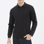 Collared Shirt // Black (M)