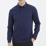 Collared Shirt // Dark Blue (L)