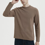Crewneck T-Shirt // Brown (L)