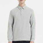 Polo Collared Shirt // Gray (4XL)