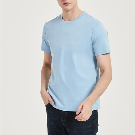 Short Sleeve Crewneck T-Shirt // Light Blue (XS)