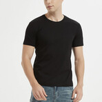 Short Sleeve Crewneck T-Shirt // Black (S)