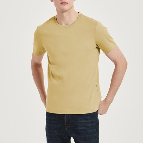 Short Sleeve Crewneck T-Shirt // Champagne (XS)