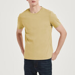 Short Sleeve Crewneck T-Shirt // Champagne (S)