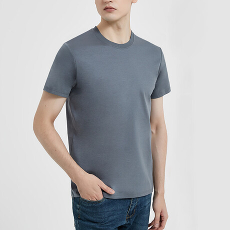 Short Sleeve Crewneck T-Shirt // Gray (XS)