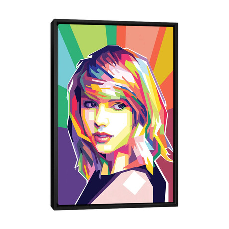 Taylor Swift by Dayat Banggai // Framed (26"H x 18"W x 1.5"D)