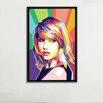 Taylor Swift by Dayat Banggai // Framed (26"H x 18"W x 1.5"D)