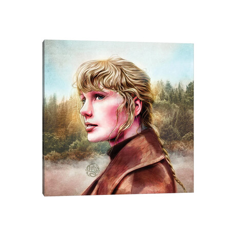 Taylor Swift - Evermore by ismaComics (18"H x 18"W x 1.5"D)
