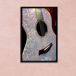 Taylor Swift's Bejeweled Guitar, Country Music Hall Of Fame, Nashville, Tennessee, USA by Cindy Miller Hopkins // Framed (26"H x 18"W x 1.5"D)
